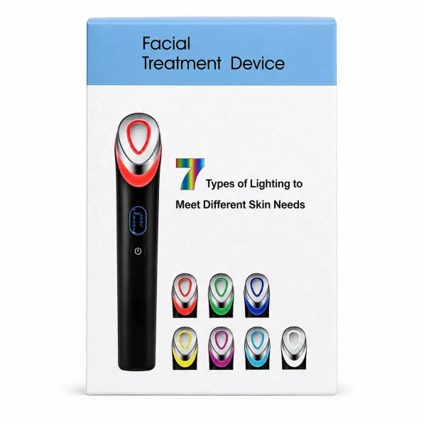 Facial Treatment Device Lighting - 7 types (Black Colour)